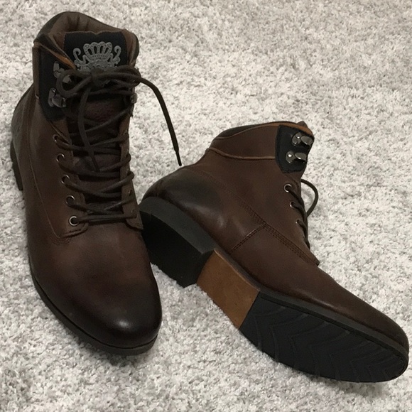 Blackstone Lace-up Leather Boots